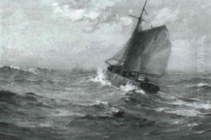 Fishing Boat At Sea Fishing Boat At Sea
