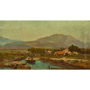 Festanlass Mit Zelten In Tessiner Seelandschaft
