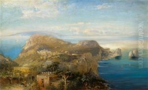 View Of Capri With Faraglioni
