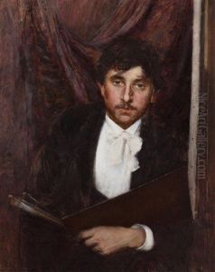 Portrait Of Painter Vaclav Slaboch