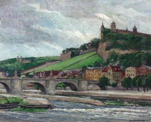 Ansicht Von Wurzburg by Johann Philipp Ferdinand Preiss