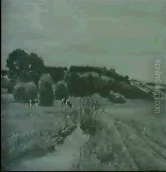 Markische Landschaft Mit Weidenden Kuhen - view 1