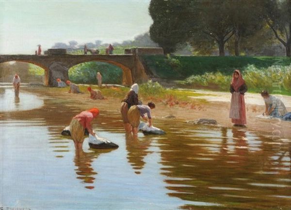 Wascherinnen Am Tiber - view 1