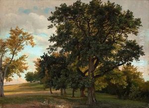 Landschaft Bei Weimar by Friedrich Johann C.E. Preller the Elder
