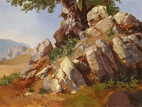 Felsenlandschaft (study) - view 1