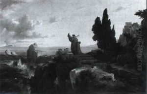 Szene Aus Der Antike by Friedrich Johann C.E. Preller the Elder