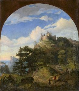 Blick Auf Die Wartburg Im Sonnenlicht