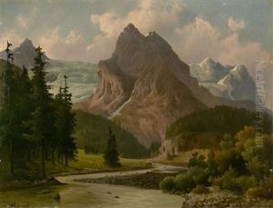 View Of The Wetterhorn With The Rosenlaui Glacier Near Grindelwald