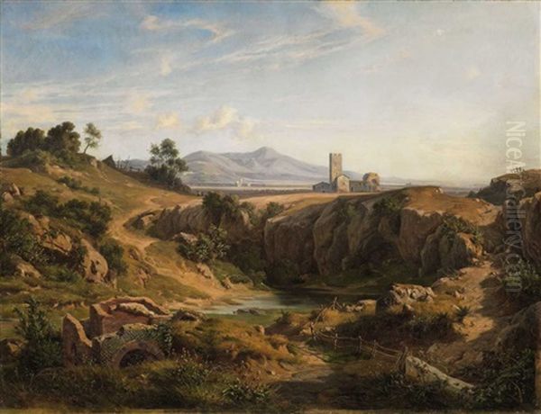 The Colli Albani With Monte Cavo - view 1