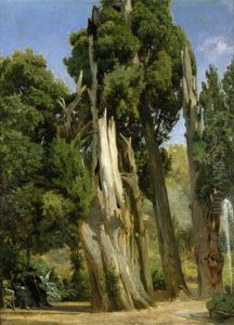 In Der Villa D'este In Tivoli by Friedrich, the younger Preller