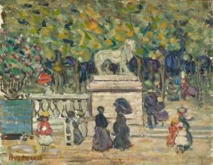 Tuileries Garden (in The Tuileries Gardens) by Maurice Prendergast