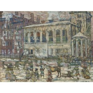 Snowy Day, Boston by Maurice Prendergast
