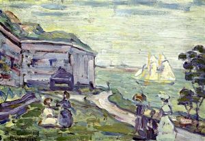 Cape Ann Coast Scene by Maurice Prendergast
