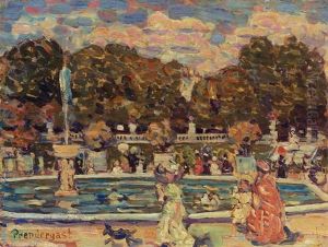 Luxembourg Gardens by Maurice Prendergast