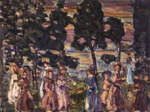 The Sunday Scene by Maurice Prendergast