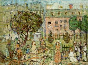 Park, Naples by Maurice Prendergast