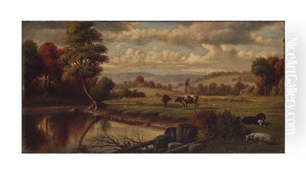 Cows Watering - view 1