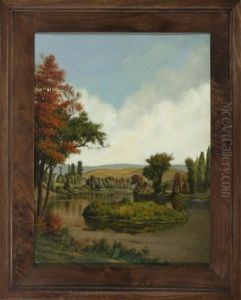 Untitled Fall Scene by Levi Wells Prentice