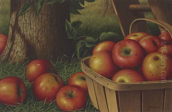 Still Life With Apples, Ladder And Tree - view 1