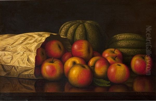 Apples, Melons And Paper Bag - view 1