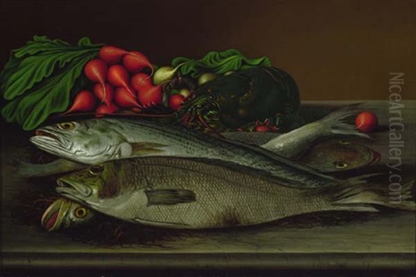 Fish, Lobster And Radishes - view 1