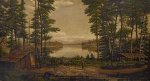 Towanda Camp, Smith's Lake, Adirondacks by Levi Wells Prentice