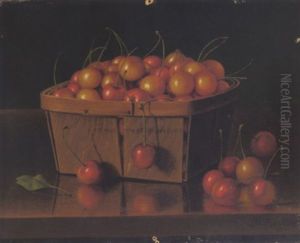 Cherries In A Basket by Levi Wells Prentice