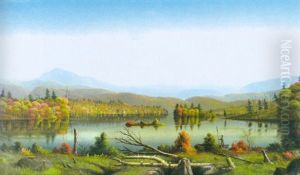 Blue Mountain Lake, Adirondacks by Levi Wells Prentice