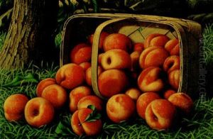Peaches In A Basket by Levi Wells Prentice