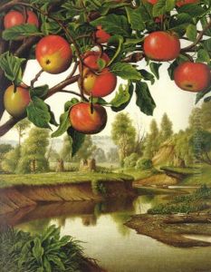 Landscape With Apple Tree by Levi Wells Prentice