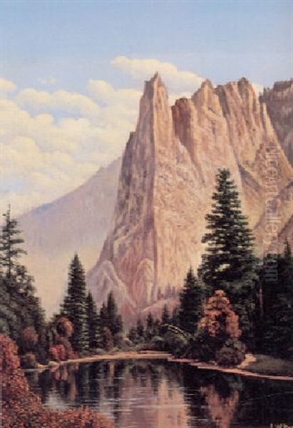 Sentinel Rocks, Yosemite National Park, Cal. - view 1