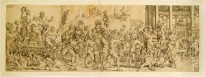 Triumph Of Bacchus And Silenus. by Cornelis Bol