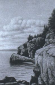 Adirondack Scene by Levi Wells Prentice
