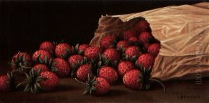 Still Life With Strawberries by Levi Wells Prentice