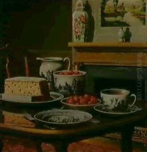 Tea, Cake And Strawberries