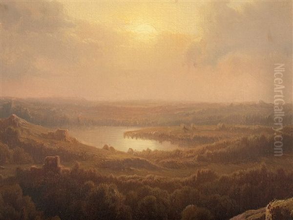 Landscape At Sunset - view 1