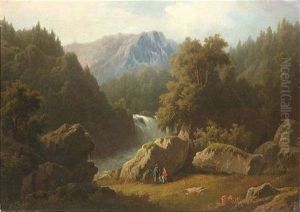 Wasserfall Bei Reichenbach by Otto Press