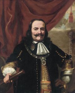 Portrait Of Admiral Michiel Adriaensz De Ruyter , Half-length, In A Black Coat