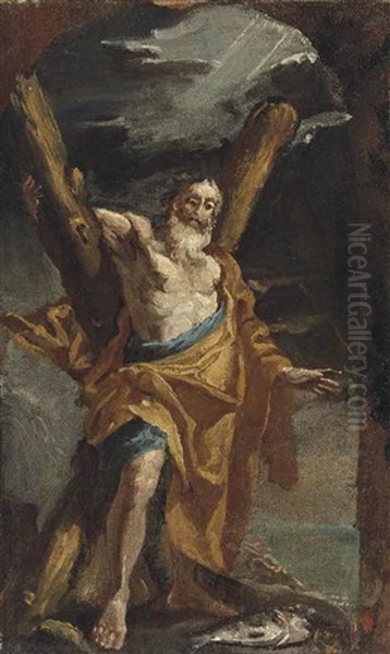 Saint Andrew - A Bozzetto - view 1