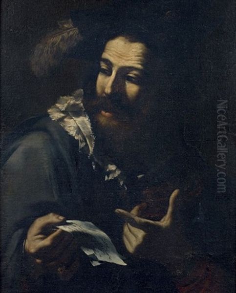 Portrait D'homme A La Lettre - view 1