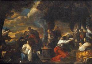 Salomone Incensa Gli Idoli by Mattia Preti