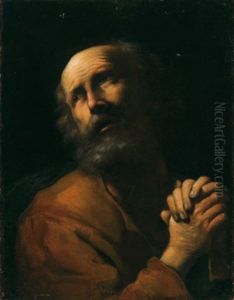 Der Busende Heilige Petrus, San Pietro Penitente by Mattia Preti