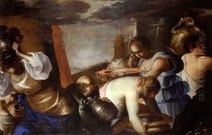 La Manne by Mattia Preti