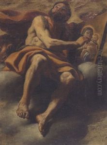 Der Evangelist Lukas Malt Die Madonna Der Evangelist Lukas Malt Die Madonna