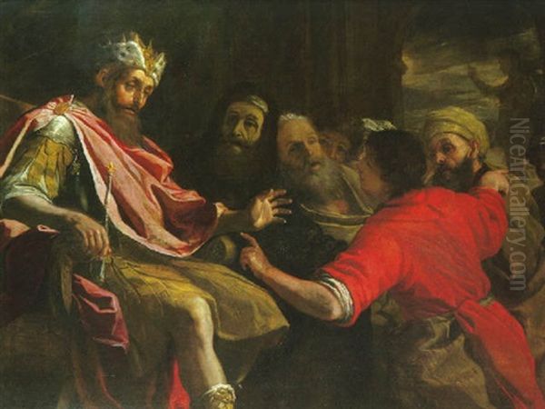 Daniel Interpreting Nebuchadnezzar's First Dream - view 1