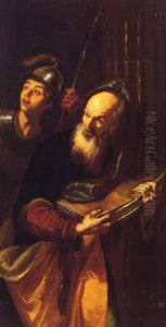 Guerriero E Vecchio Con Barba