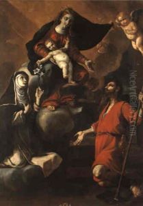 L'apparizione Della Madonna Col Bambino Ai Ss. Caterina Da Siena E Isidoro