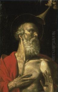 St. Jerome Hearing The Trumpet Of The Last Judgement by Mattia Preti