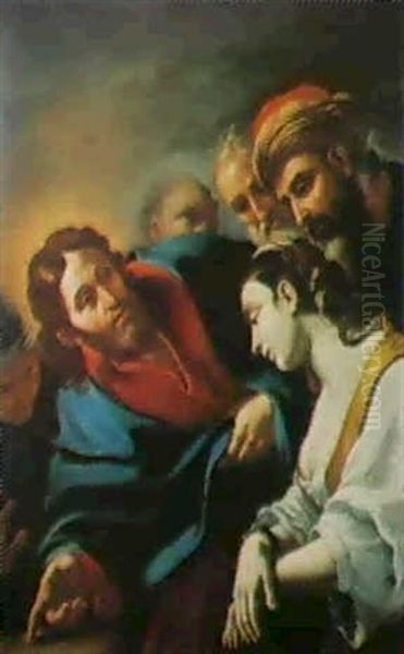 Cristo E L'adultera - view 1