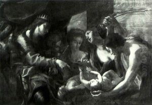 The Judgement Of Solomon by Mattia Preti